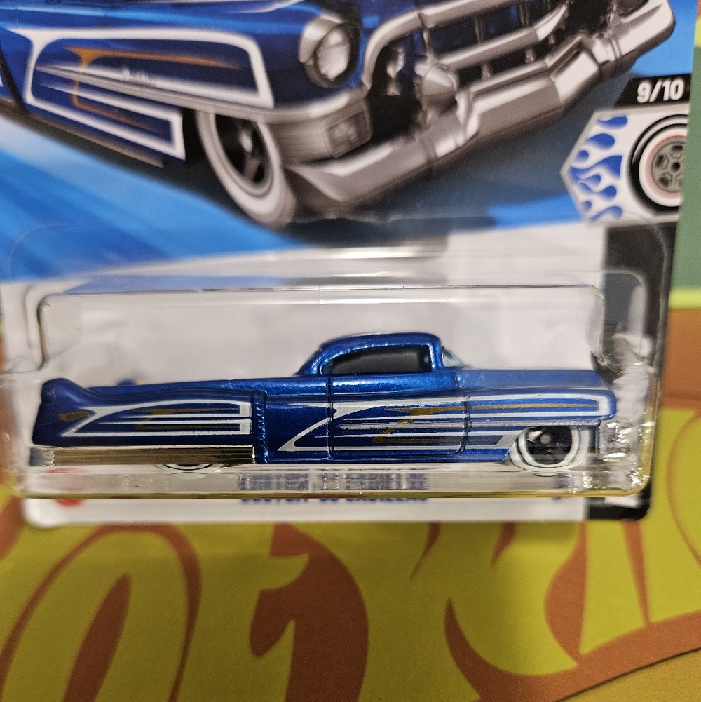 HotWheels Blue Custom '53 Cadillac Collector Car - Picture 4 of 4